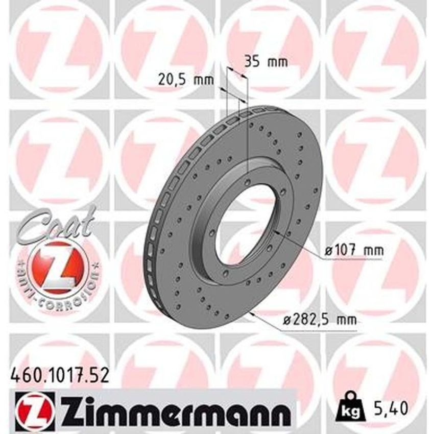 ZIMMERMANN 460.1017.52 SPORT COAT Z Pack of 2