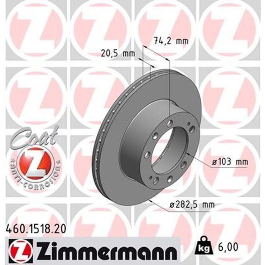 ZIMMERMANN 460.1518.20 COAT Z Pack of 2