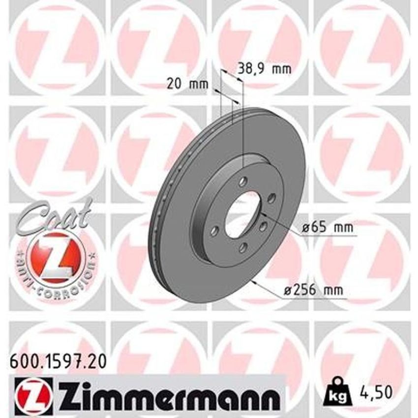 ZIMMERMANN 600.1597.20 COAT Z Pack of 2