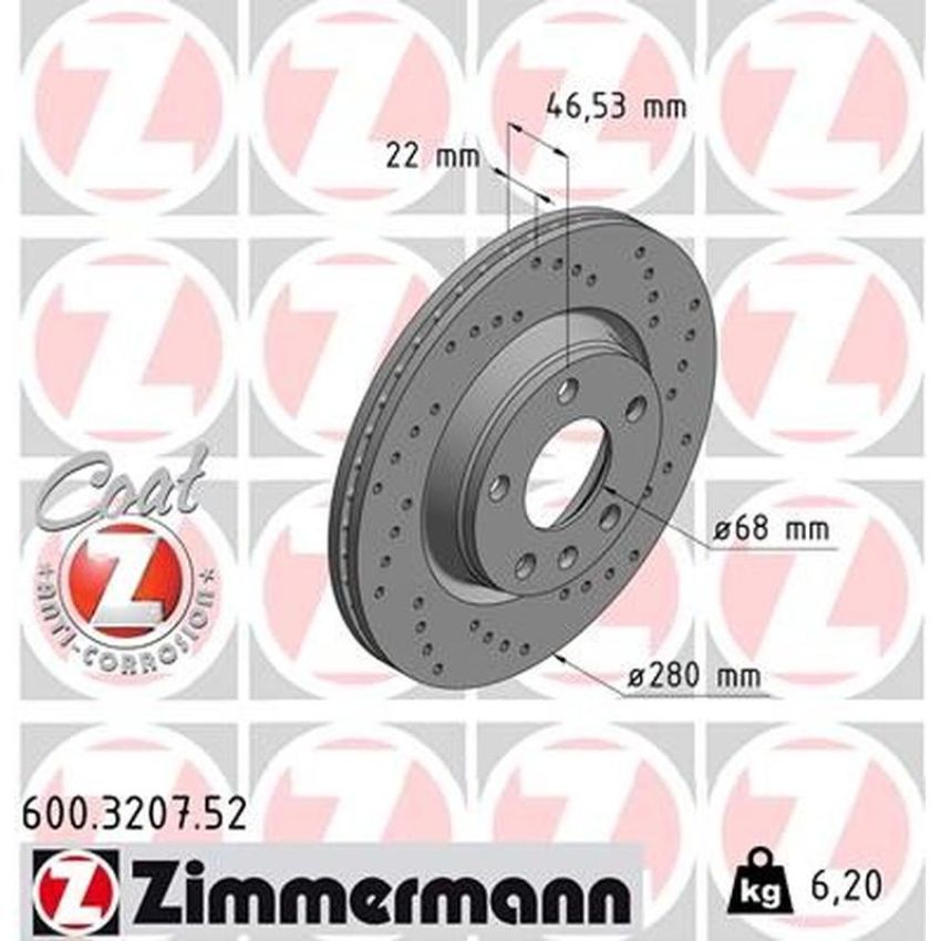 ZIMMERMANN 600.3207.52 SPORT COAT Z Pack of 2