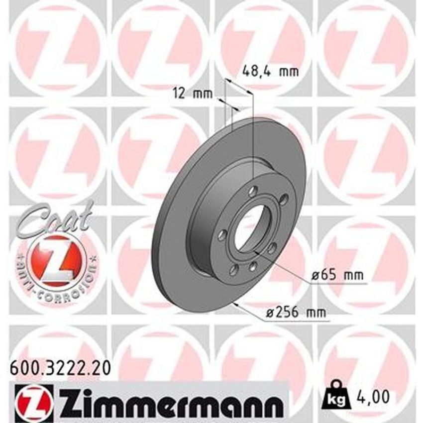 ZIMMERMANN 600.3222.20 COAT Z Pack of 2