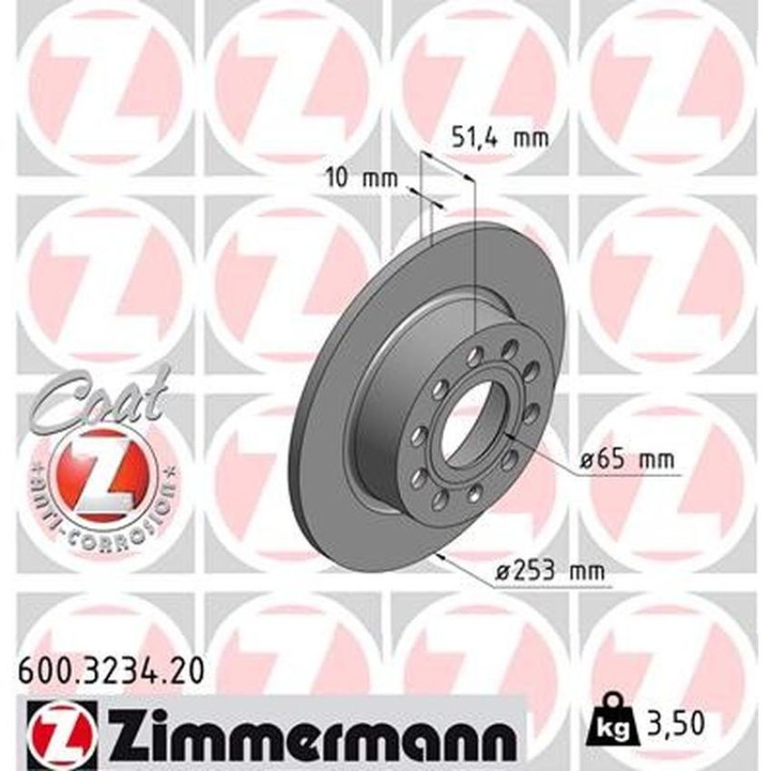 ZIMMERMANN 600.3234.20 COAT Z Pack of 2