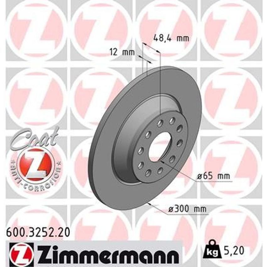 ZIMMERMANN 600.3252.20 COAT Z Pack of 2