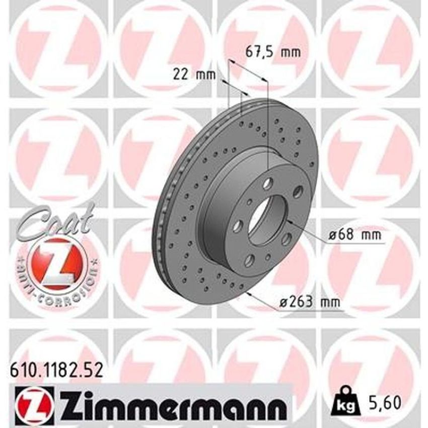 ZIMMERMANN 610.1182.52 SPORT COAT Z Pack of 2