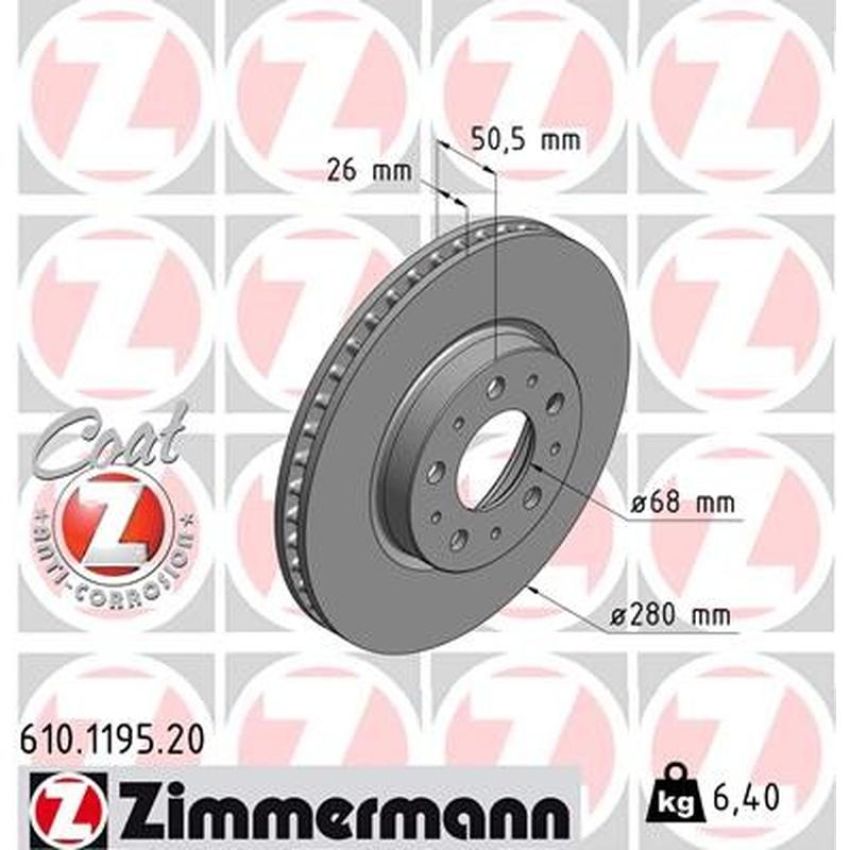 ZIMMERMANN 610.1195.20 COAT Z Pack of 2
