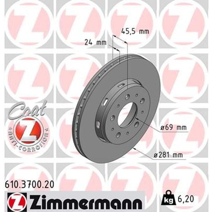 ZIMMERMANN 610.3700.20 COAT Z