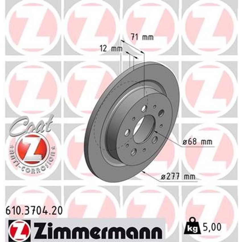 ZIMMERMANN 610.3704.20 COAT Z Pack of 2