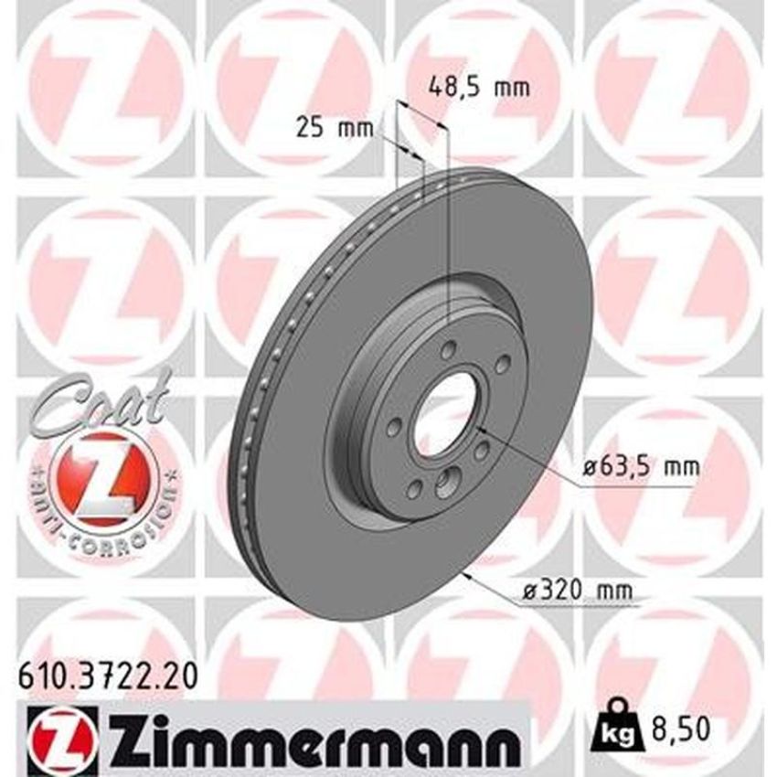 ZIMMERMANN 610.3722.20 COAT Z Pack of 2
