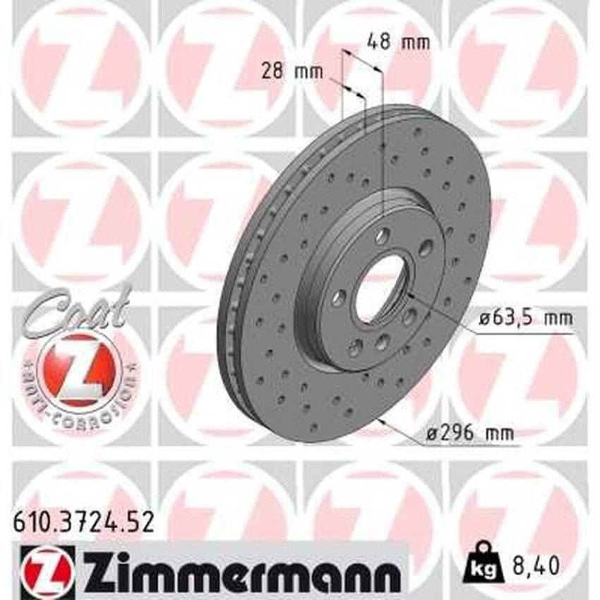 ZIMMERMANN 610.3724.52 SPORT COAT Z Pack of 2