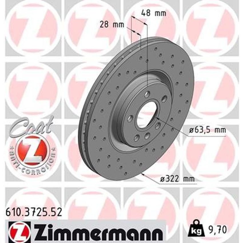 ZIMMERMANN 610.3725.52 SPORT COAT Z Pack of 2