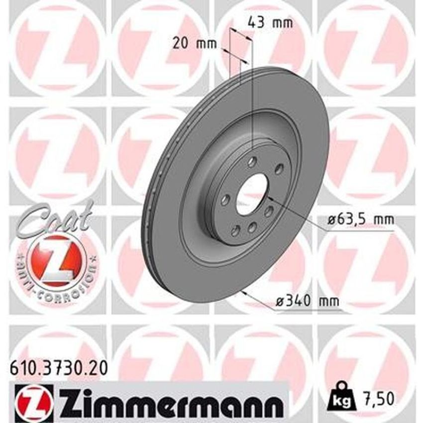 ZIMMERMANN 610.3730.20 COAT Z Pack of 2