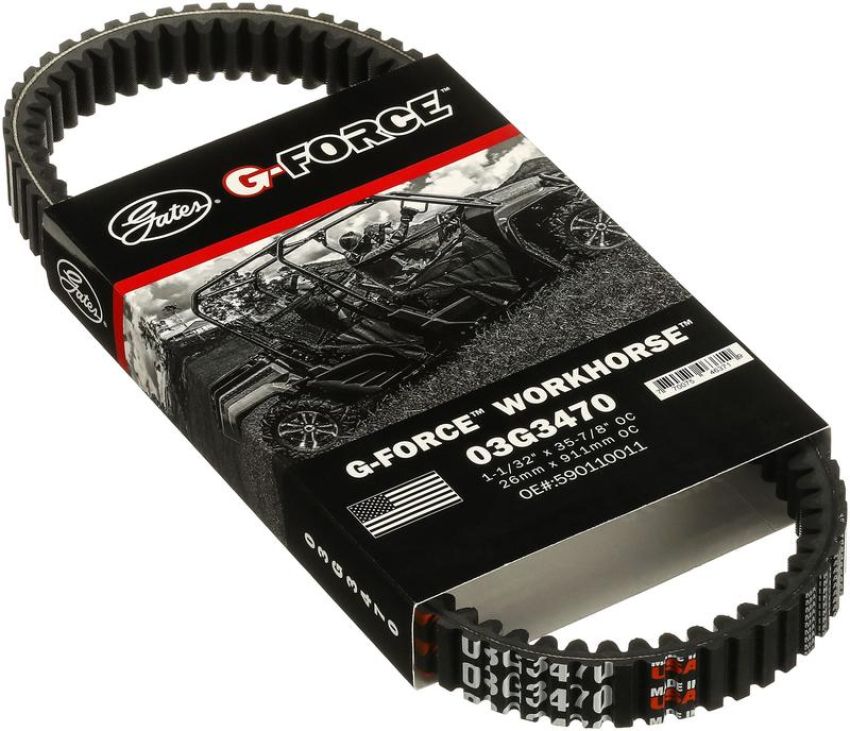 GATES 03G3470 G-Force Workhorse Continuously Variable Transmission (CVT) Belt