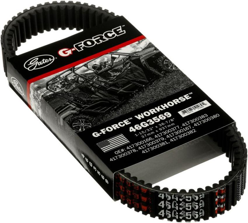 GATES 46G3569 G-Force Workhorse Continuously Variable Transmission (CVT) Belt
