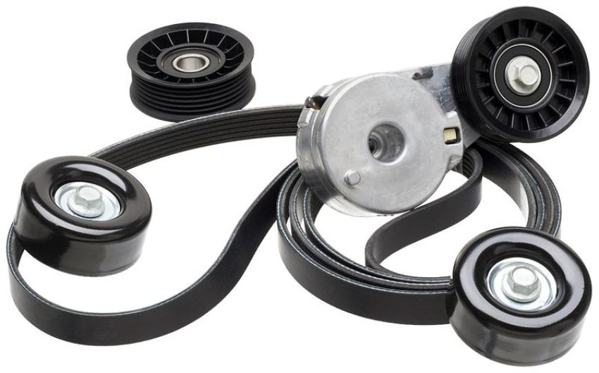 GATES 90K-38104B Complete Serpentine Belt Drive Component Kit