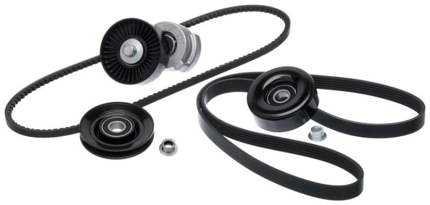 GATES 90K-38122B Complete Serpentine Belt Drive Component Kit