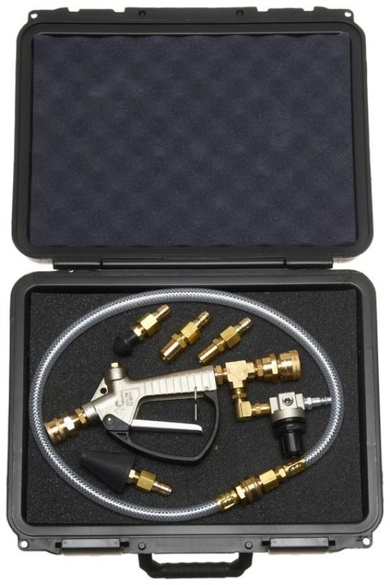 GATES 91002 Power Clean Flush Tool Kit - 6 Components w/ Storage Case