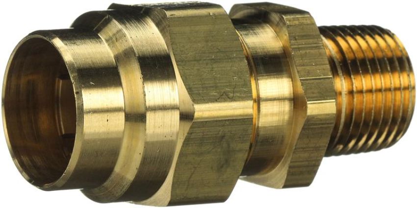 GATES G33100-0604 Air Brake to Male Pipe with Nut and Sleeve Coupling for Rubber Hose