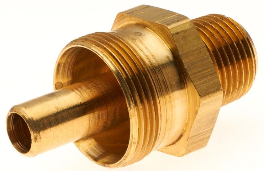 GATES G33111-0604 Air Brake to Male Pipe without Nut and Sleeve Coupling for Rubber Hose