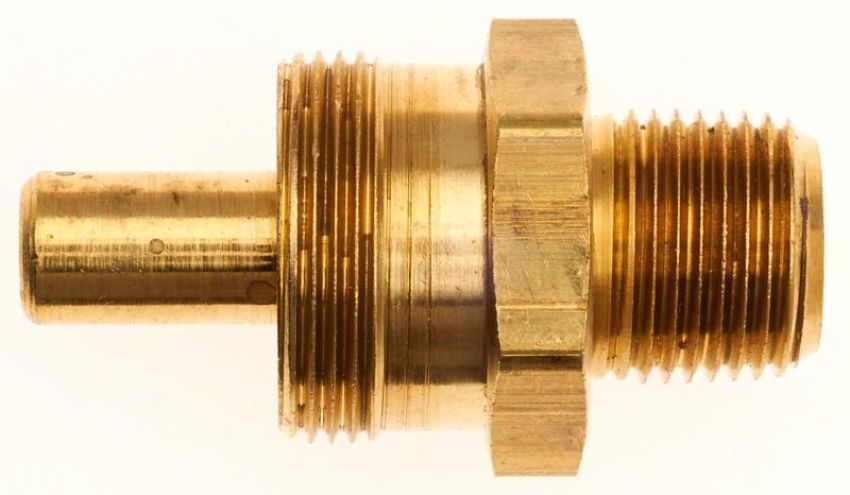 GATES G33111-0604 Air Brake to Male Pipe without Nut and Sleeve Coupling for Rubber Hose