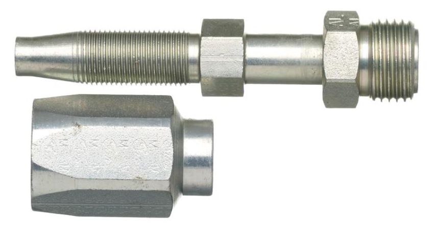 GATES G34500-0505 Male SAE 45 Flare Inverted Swivel - Steel (C5CXH, C5C, C5D & C5M Hose)