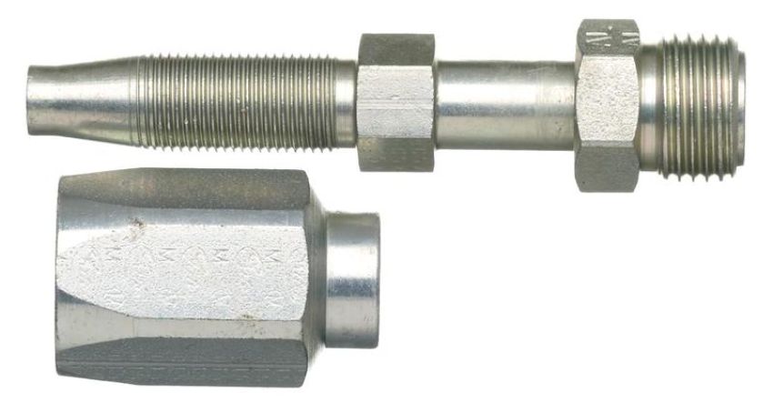 GATES G34500-0606 Male SAE 45 Flare Inverted Swivel - Steel (C5CXH, C5C, C5D & C5M Hose)