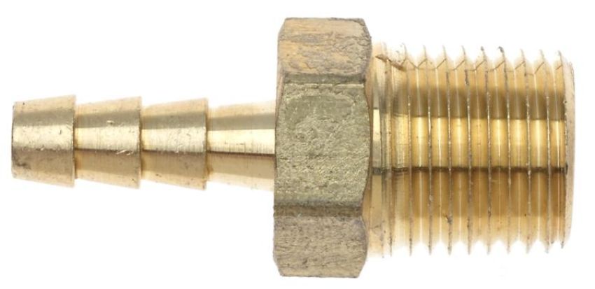 GATES G38100-0402 Male Pipe NPTF with Cone Seat (Barb Stem)
