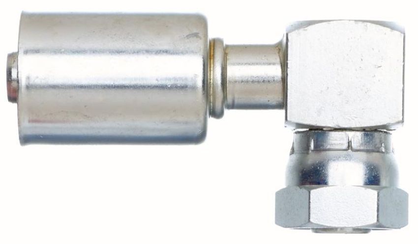 GATES G45596-1210S Female SAE Tube O-Ring Nut Swivel - 90 Block - Steel (PolarSeal ACA)