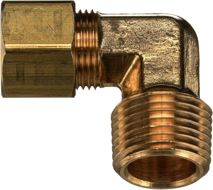 GATES G55104-0302 Copper Tubing Industrial to Male Pipe - 90 (Compression)