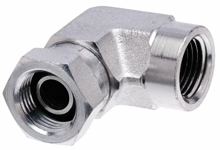 GATES G60164-0808 Female Pipe NPTF to Female Pipe Swivel NPSM - 90 (SAE to SAE)