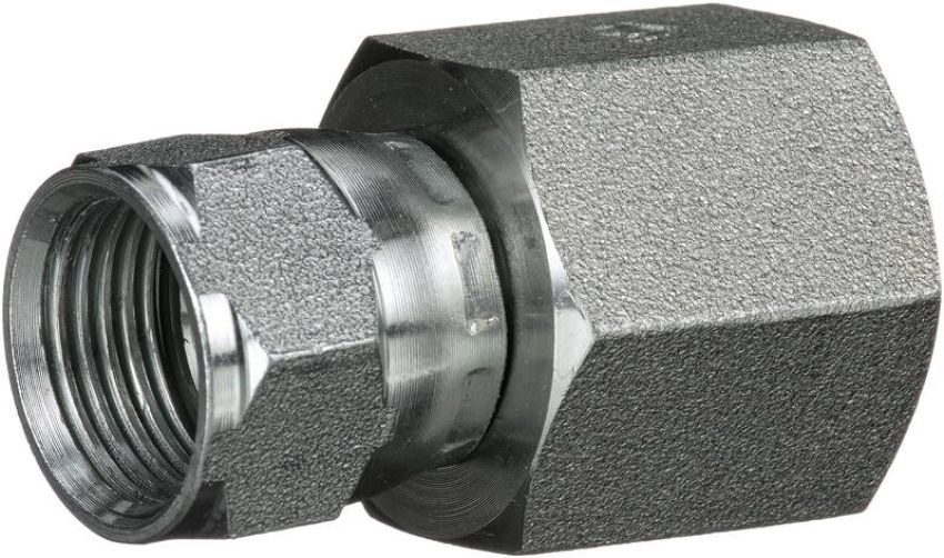 GATES G60530-1012 Female JIC 37 Flare Swivel to Female Pipe NPTF (SAE to SAE)