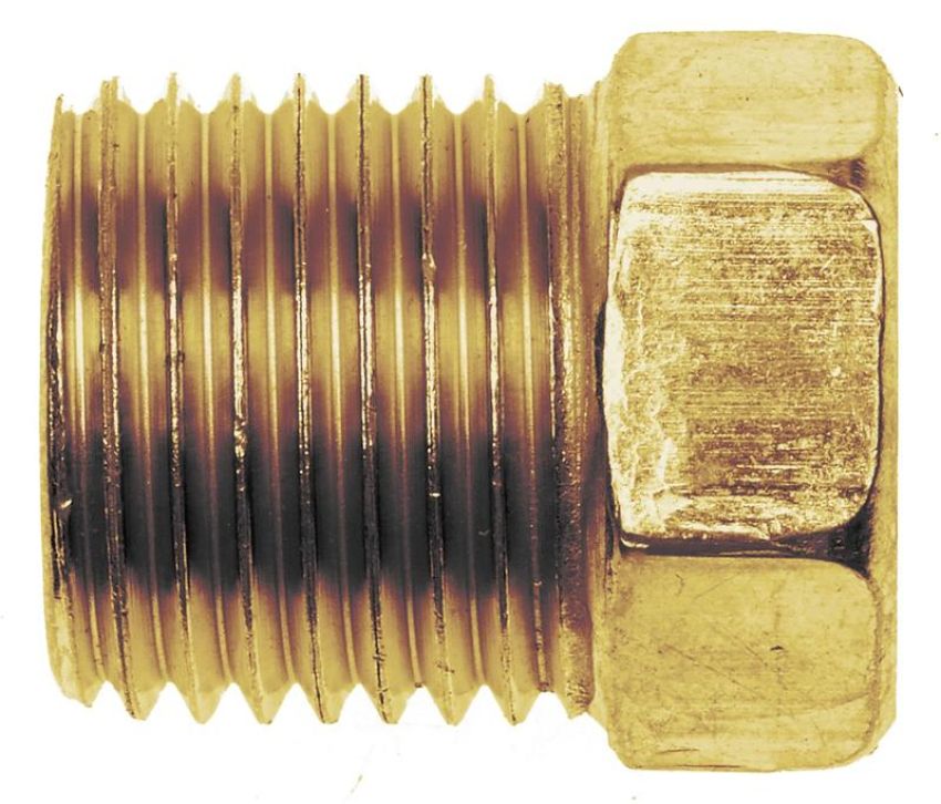 GATES G60596-0202 Male Inverted Tube Nut - Steel (Inverted Flare)