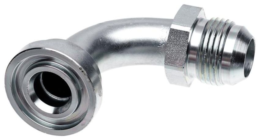 GATES G60910-2424 Code 61 O-Ring Flange to Male JIC 37 Flare - 90 (SAE to SAE - High Pressure)