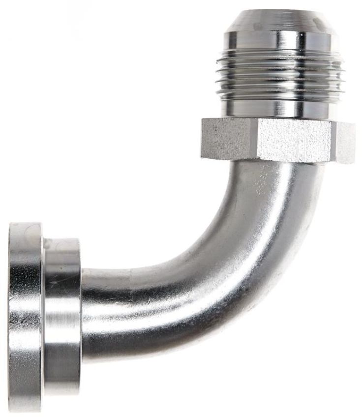 GATES G60910-2424 Code 61 O-Ring Flange to Male JIC 37 Flare - 90 (SAE to SAE - High Pressure)