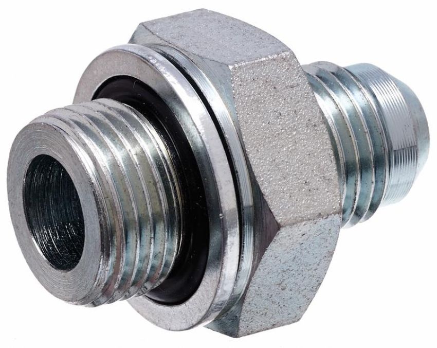 GATES G62450-2424 Male British Standard Pipe Parallel with O-Ring to Male JIC 37 Flare