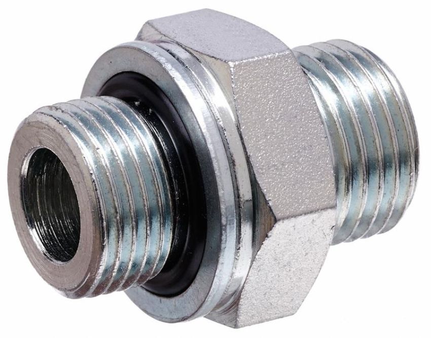 GATES G62470-0606 Male British Standard Pipe Parallel with O-Ring to Male Flat-Face O-Ring