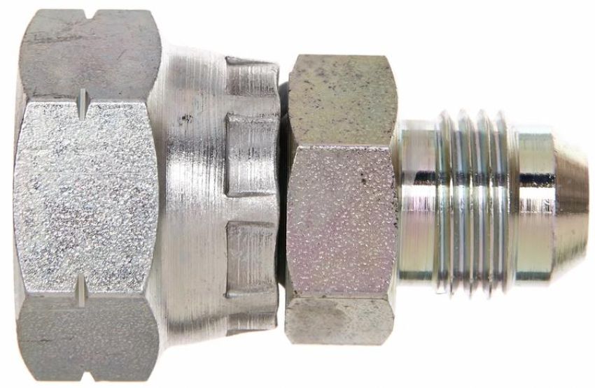 GATES G63450-2212 Female DIN 24 Cone Swivel-Light Series to Male JIC 37 Flare (Metric Conversion)
