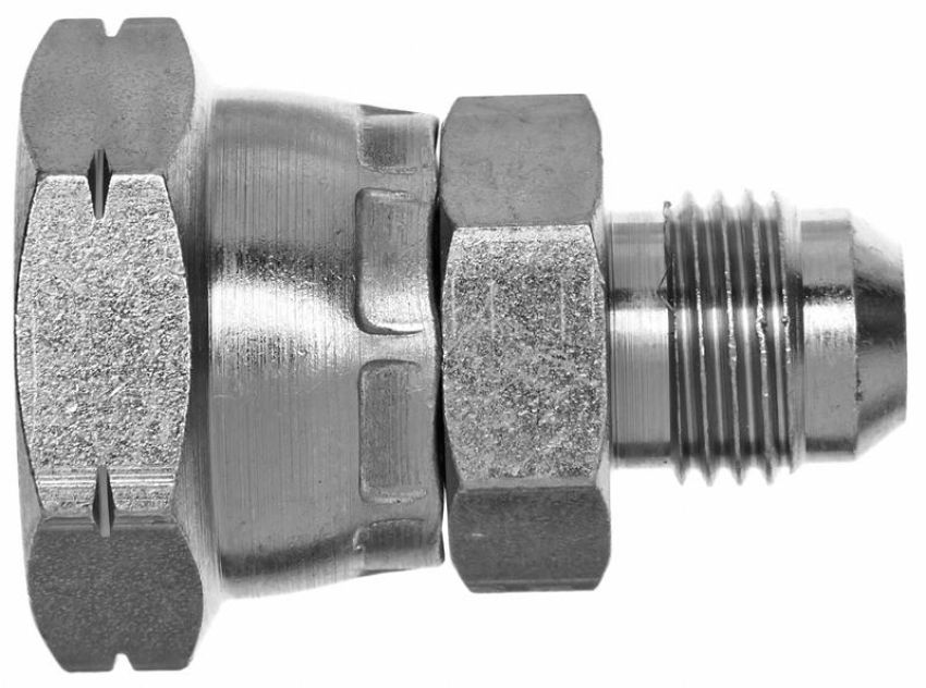 GATES G63750-1206 Female DIN 24 Cone Swivel-Heavy Series to Male JIC 37 Flare (Metric Conversion)