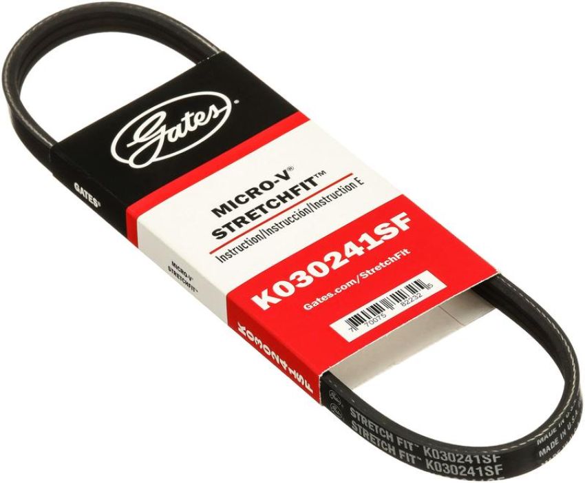 GATES K030241SF Stretch Fit Micro-V Serpentine Drive Belt