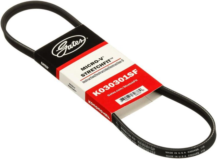 GATES K030301SF Stretch Fit Micro-V Serpentine Drive Belt