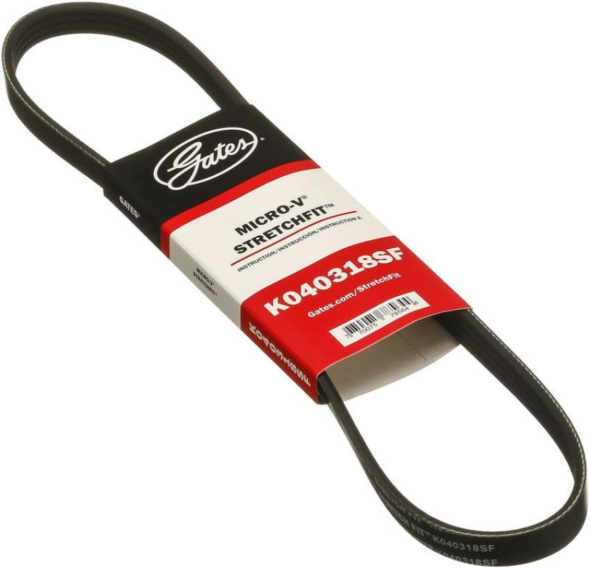 GATES K040318SF Stretch Fit Micro-V Serpentine Drive Belt