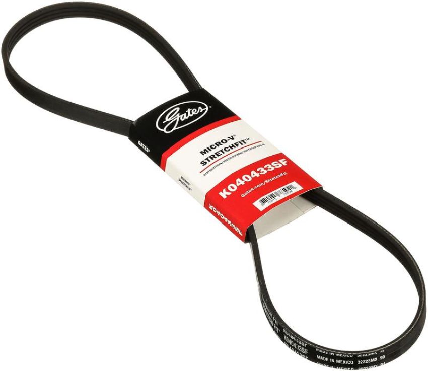 GATES K040433SF Stretch Fit Micro-V Serpentine Drive Belt