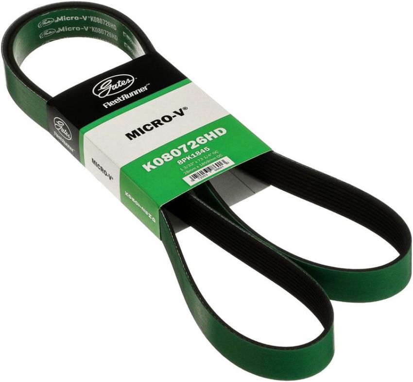 GATES K080726HD FleetRunner Heavy-Duty Micro-V Serpentine Drive Belt