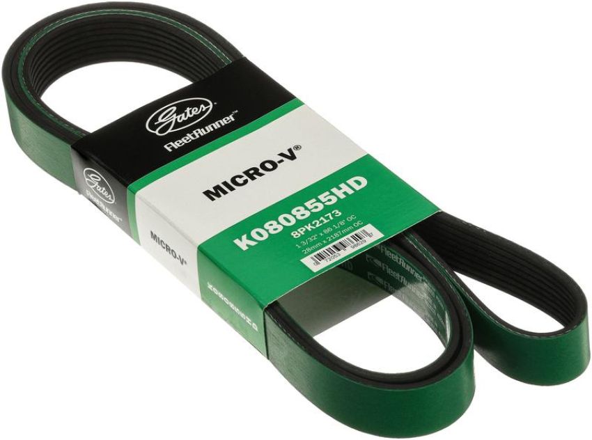 GATES K080855HD FleetRunner Heavy-Duty Micro-V Serpentine Drive Belt