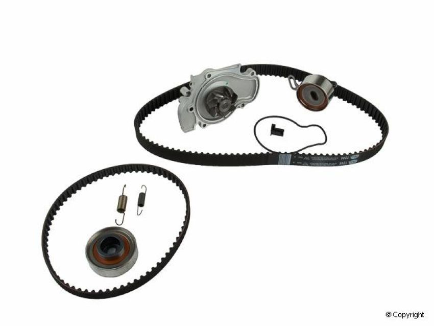 GATES TCKWP244 PowerGrip Premium Timing Component Kit with Water Pump (TCKWP)