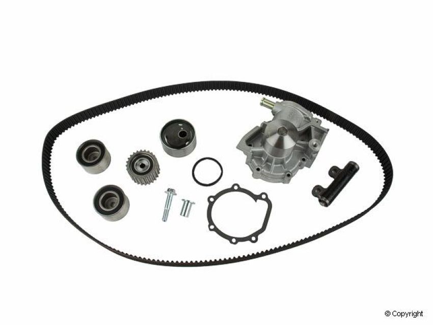 GATES TCKWP254 PowerGrip Premium Timing Component Kit with Water Pump (TCKWP)
