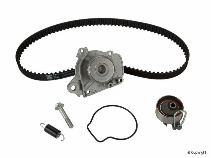 GATES TCKWP312 PowerGrip Premium Timing Component Kit with Water Pump (TCKWP)