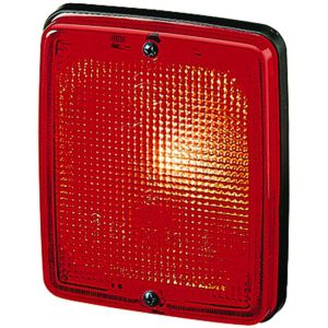 Hella 003236137 3236 Red Flush Mount Stop/Tail Lamp