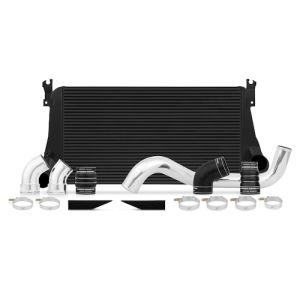 Mishimoto MMINT-DMAX-06KBK 06-10 Chevy 6.6L Duramax Intercooler Kit w/ Pipes (Black)