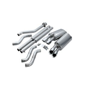 Corsa 92-95 Chevrolet Corvette C4 5.7L V8 LT1 Sport Cat-Back Exhaust w/ Twin 3.5in Polished Tips