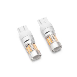 Raxiom 18-22 Jeep Wrangler JL Axial Series Switchback LED Front Turn Signal Light Bulbs
